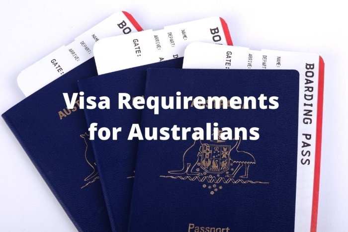 travel documents needed to enter australia